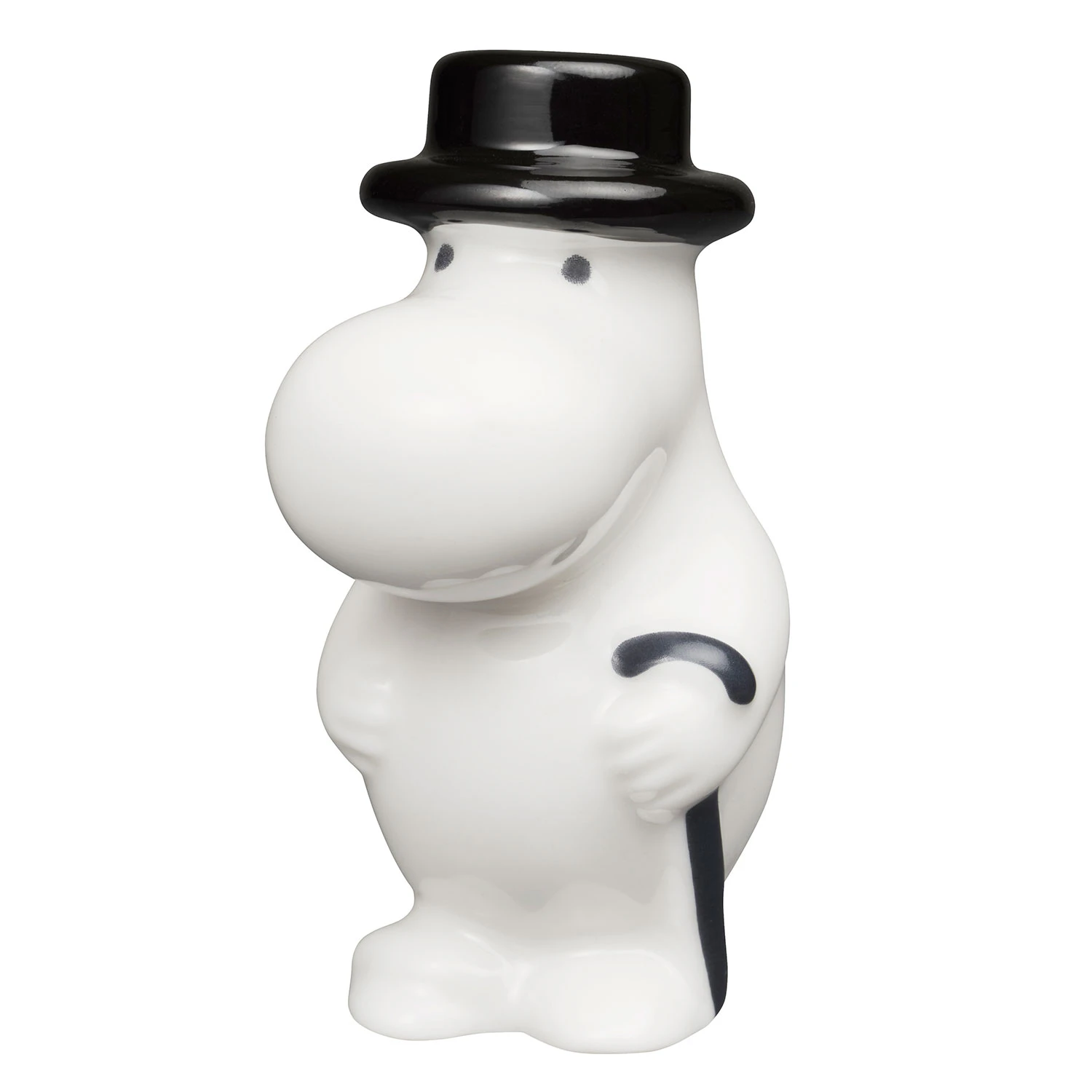 Moomin Arabia Mummi Minifigur Mummipappa 8,2 Cm -  Porselensfigurer Keramikk Hvit - 1025539