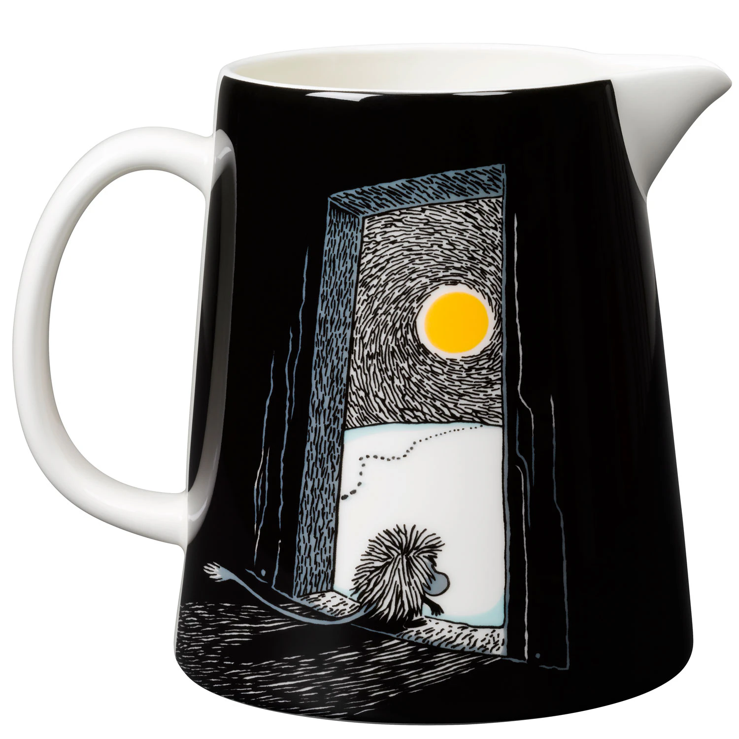 Moomin Arabia Mummi Mugge Stamfaren 1 L -  Vannkarafler & Vannkanner Porselen Bl&aring; - 1020758