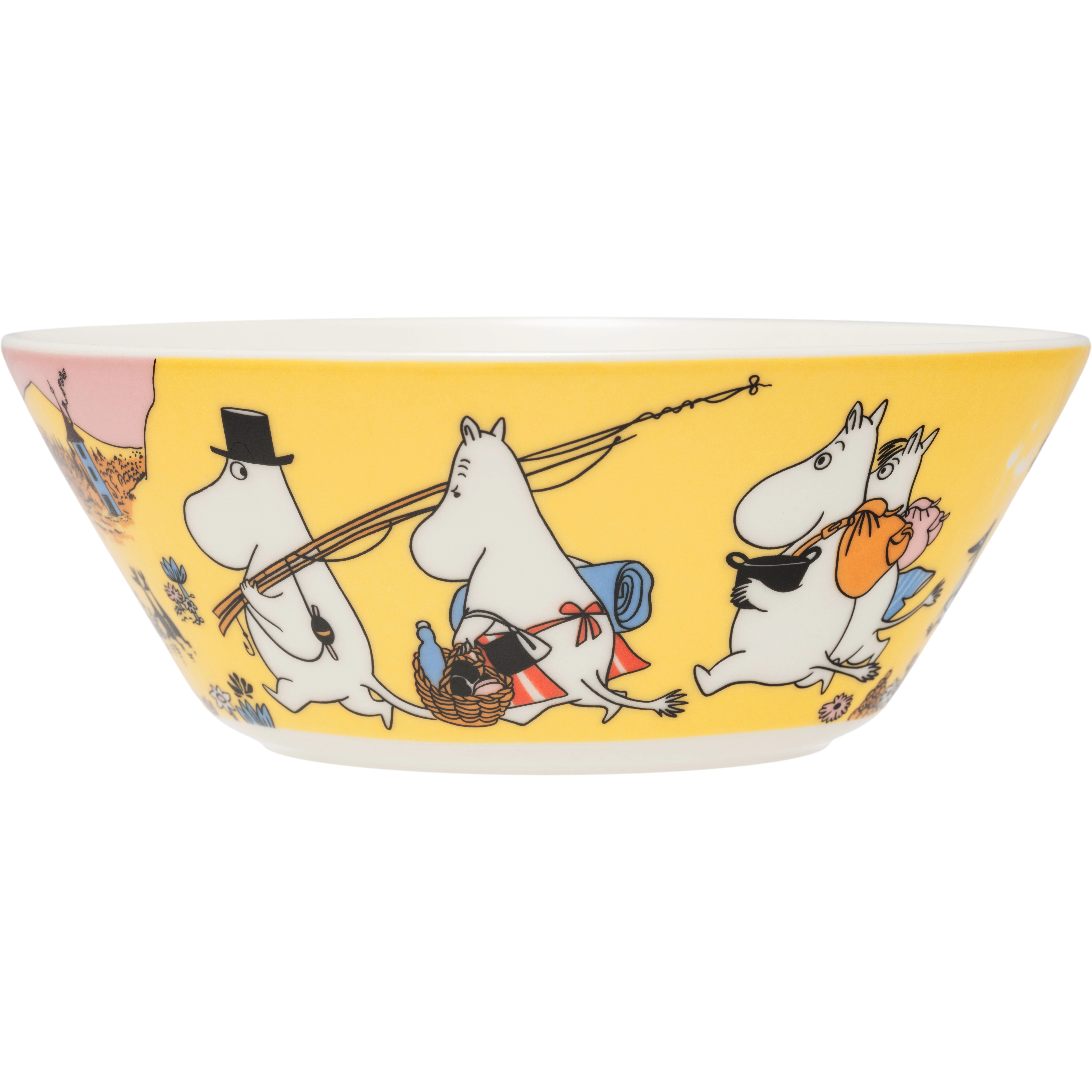 Moomin Arabia Mummi Sk&aring;l Familietid 15 Cm -  Frokostsk&aring;ler Vitroporcelain Multi - 1076288