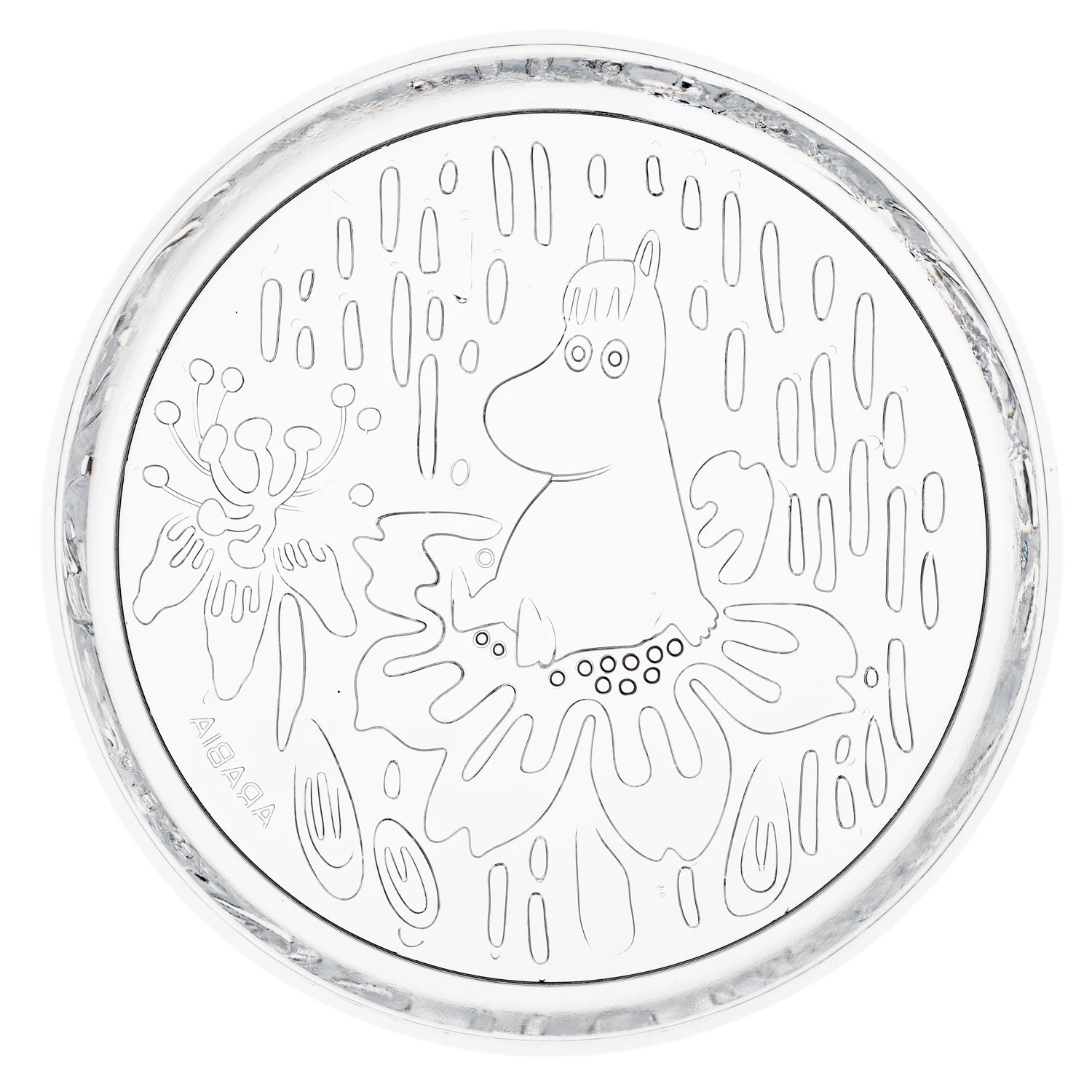 Moomin Arabia Mummi Tallerken 15,5 Cm  -  Asjetter Glass Klar - 1070990