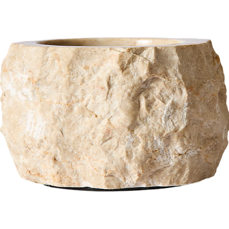 Batu Lyslykte 10 cm, Creme
