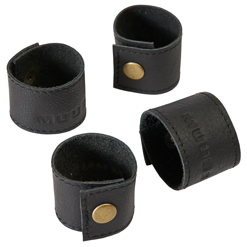 Camou Serviettringer 4-pk, Sort