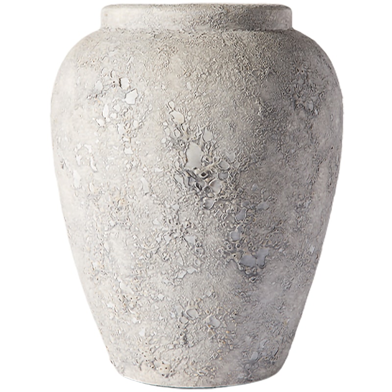 Luna Dekorativ Krukke Lysegrå, 38 cm
