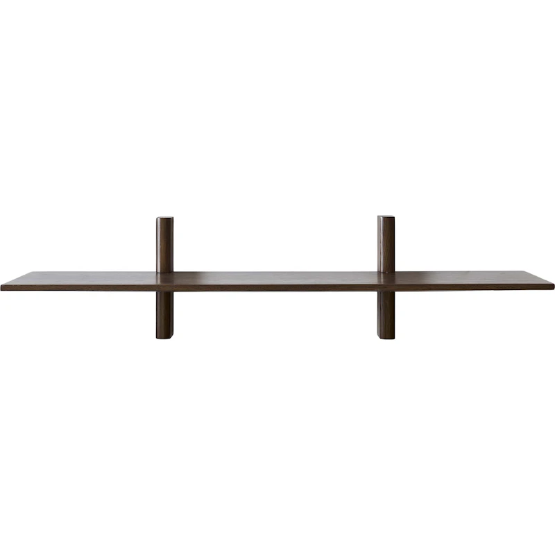 Noir Hylle Enkel 90 cm, Mørkmalt