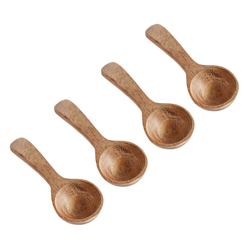 Base Skjeer Teak 4-pk