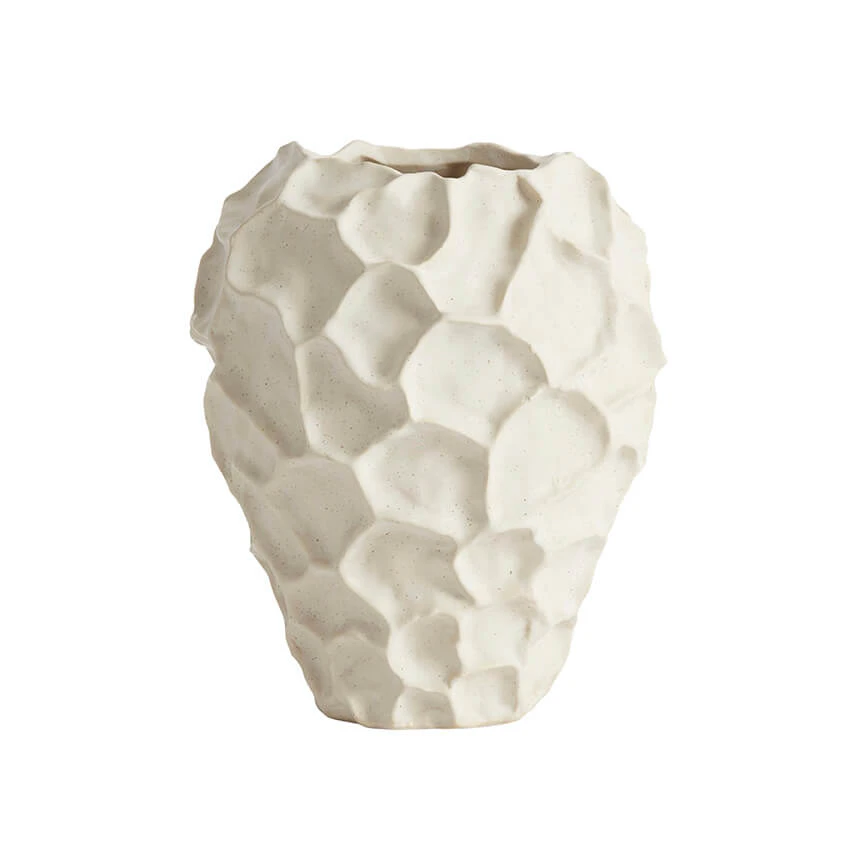 Muubs Soil Vase 18x21,5 Cm Vanilla -  Vaser Keramikk Vanilje - 9490000101
