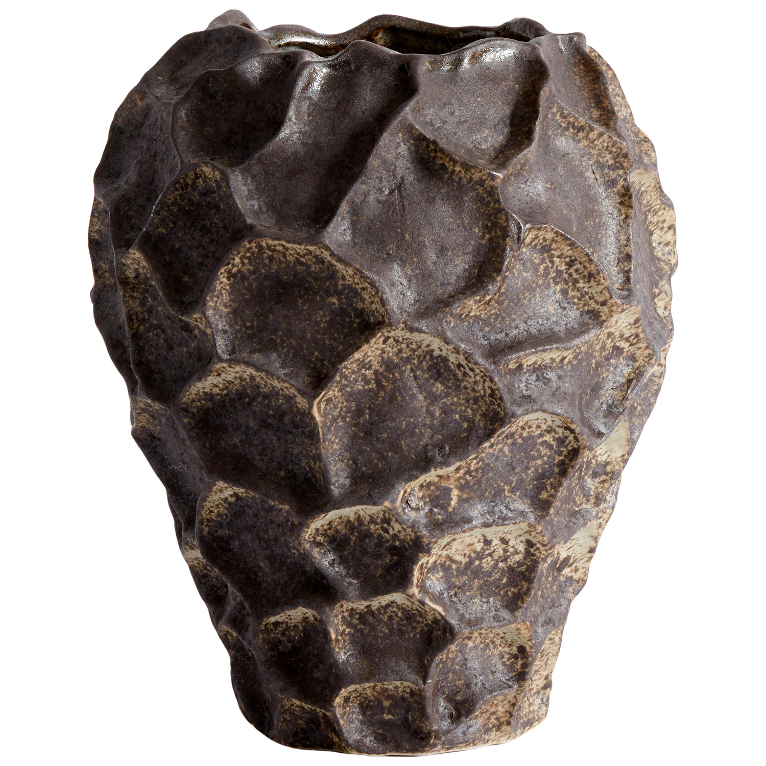 Muubs Soil Vase 18x21,5 Cm Chocolate -  Vaser Keramikk Sjokolade - 9490000103