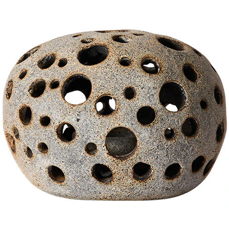 Muubs Tsuki Lanterne 14 Cm -  Lyslykter Terrakotta Gr&aring; - 8470002218