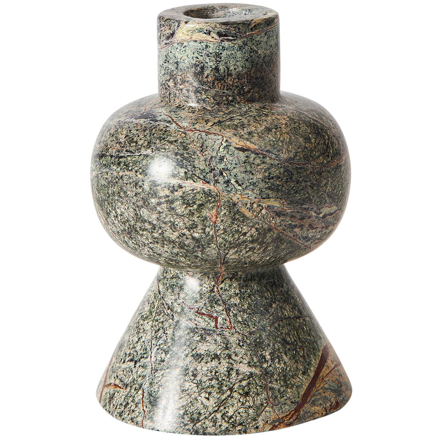 Muubs Vita Lysestake 12 Cm  -  Lysestaker Marmor Seagrass - 9190002224