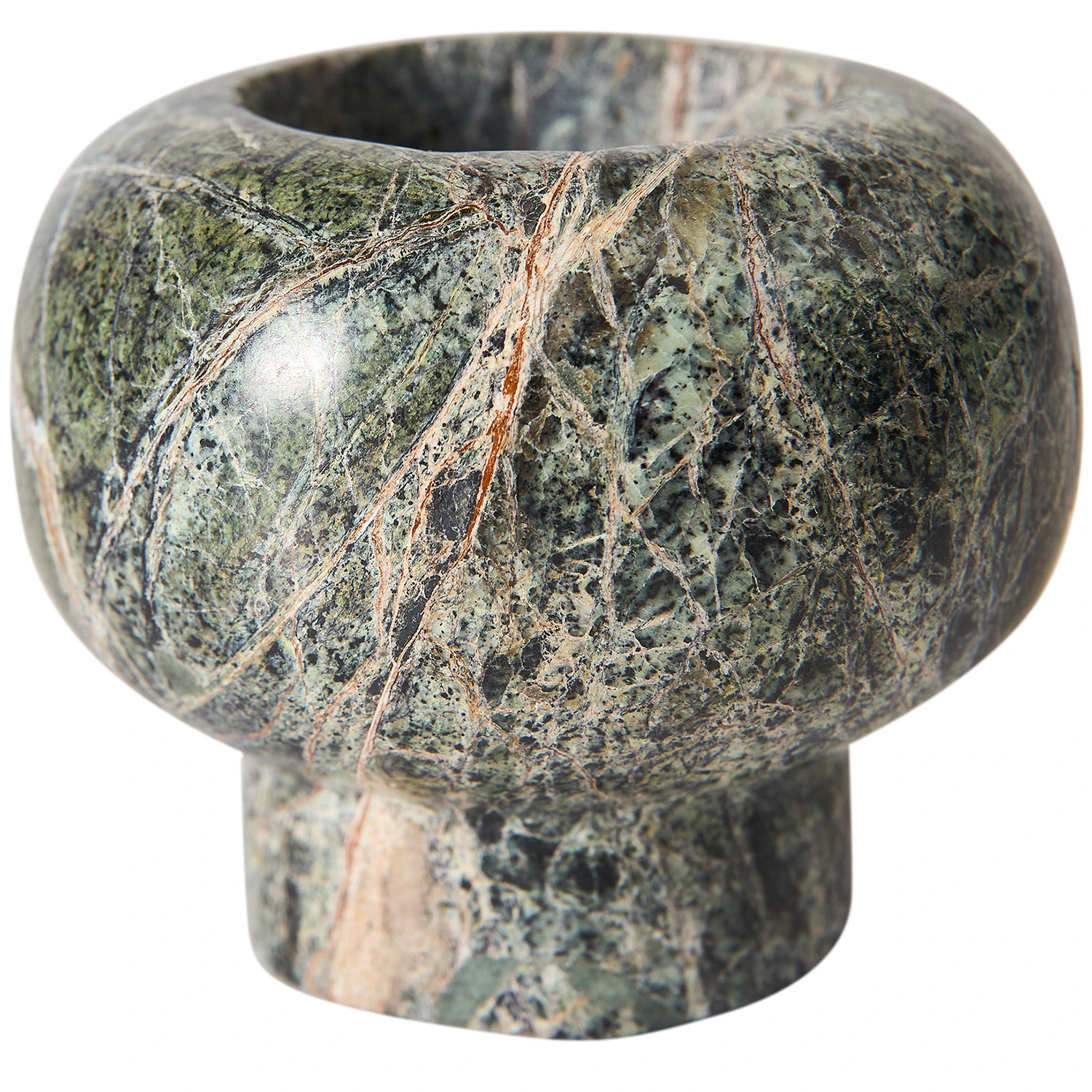 Muubs Vita Lyslykte &Oslash;7,5 Cm  -  Lysestaker Marmor Seagrass - 9190002228