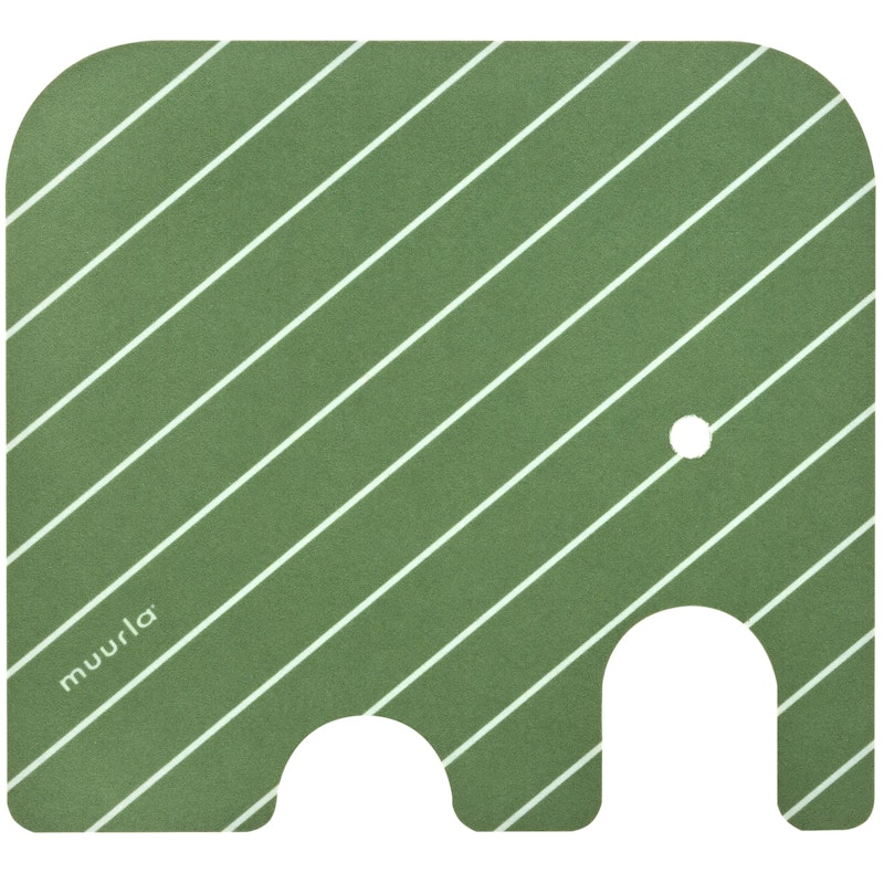 Elephant Underlegg 10x11 cm, Grønn