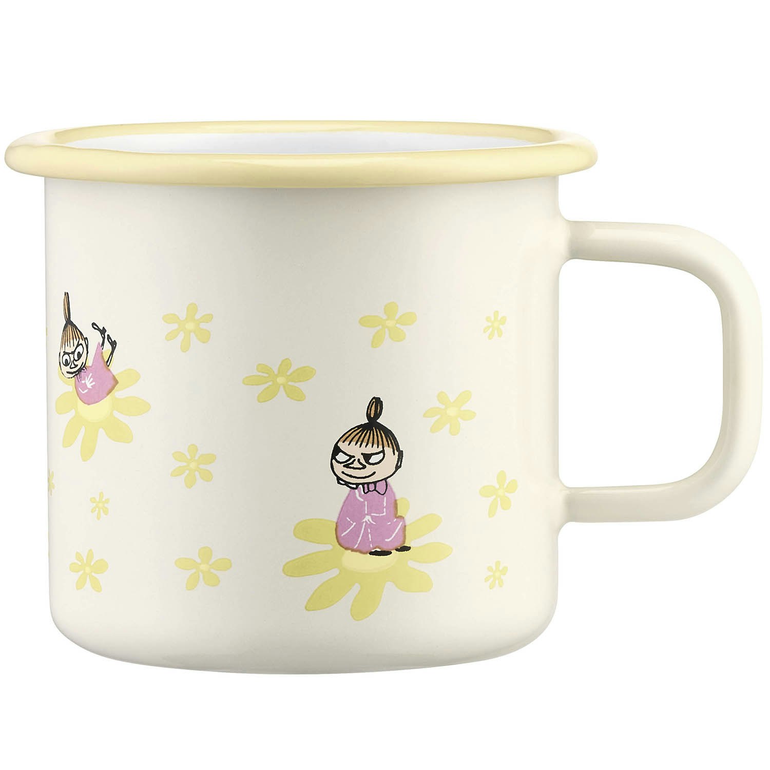Muurla Moomin Flowers Krus 37 Cl -  Barneserviser Emalje Hvit - 1724-037-01