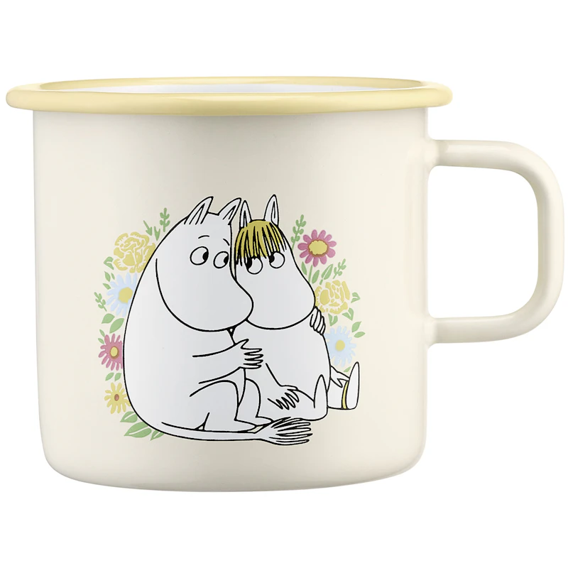 Moomin Flowers Emaljekrus 55 cl