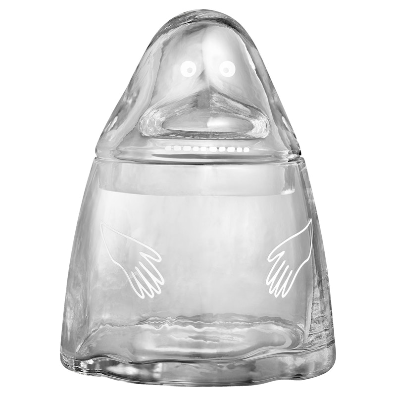 Groke Glasskrukke 19,5 cm