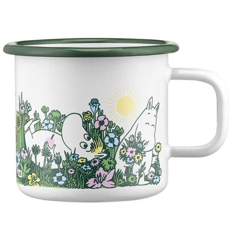 Moomin In the garden Emaljekrus 37 cl