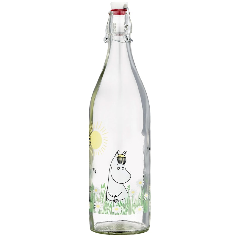 Moomin In the garden Glassflaske 1 L
