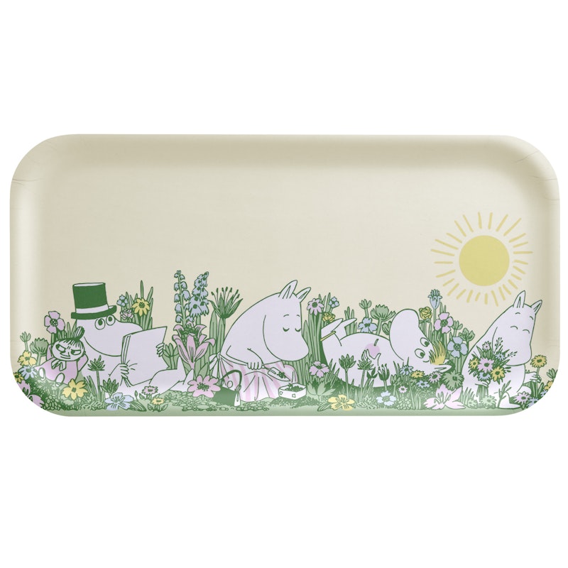 Moomin In the garden 22x43 cm Brett