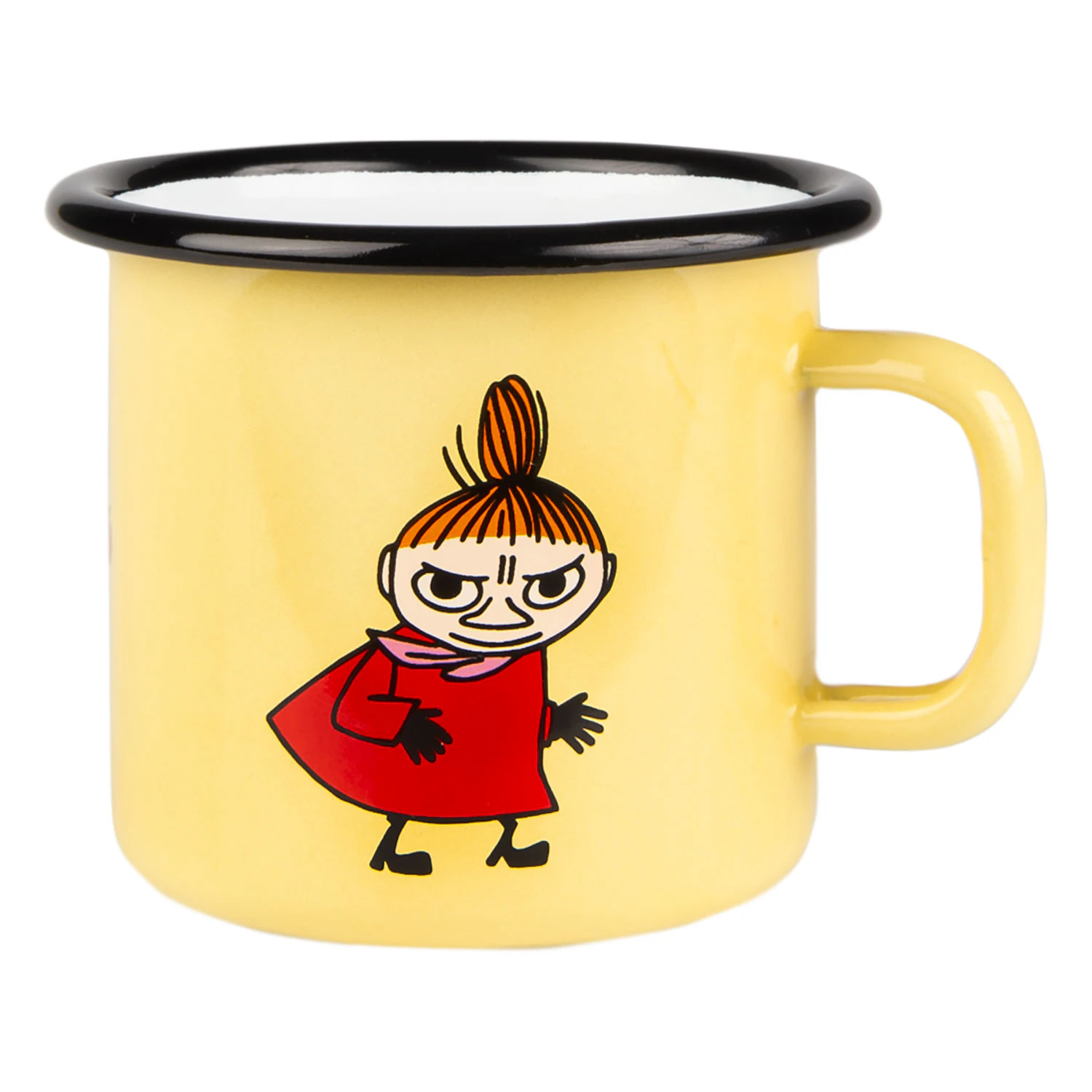 Muurla Moomin Retro Enamel Mug 25 Cl Little My -  Kaffekopper Emalje Gul - 1701-025-01