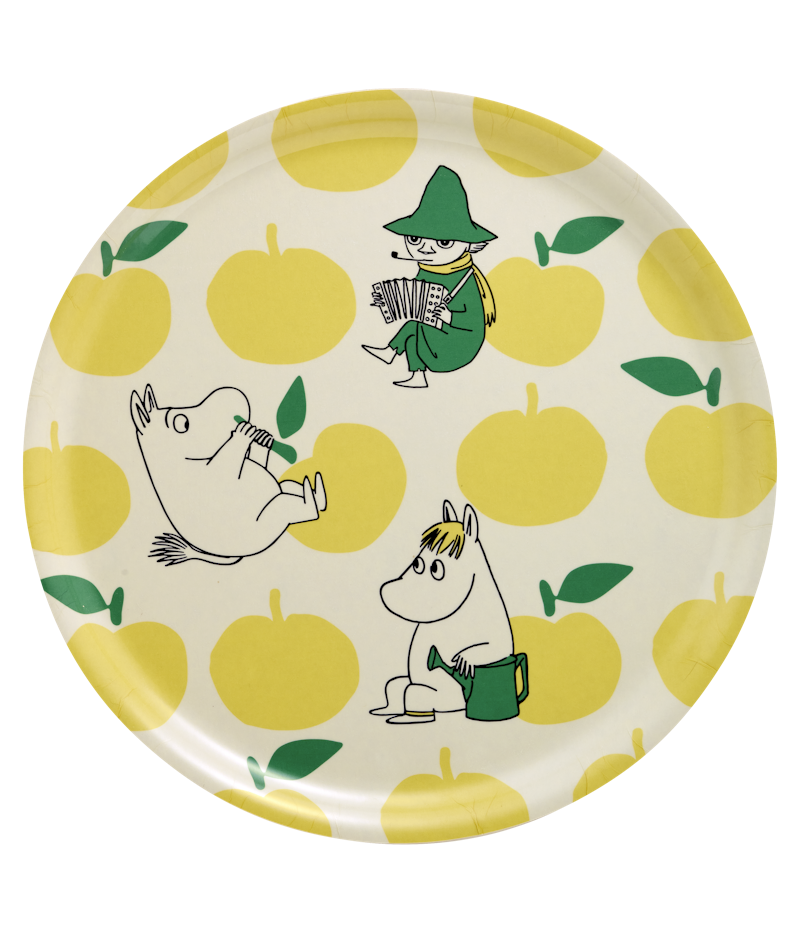 Moomin Joyfull Apples Brett Ø35 cm