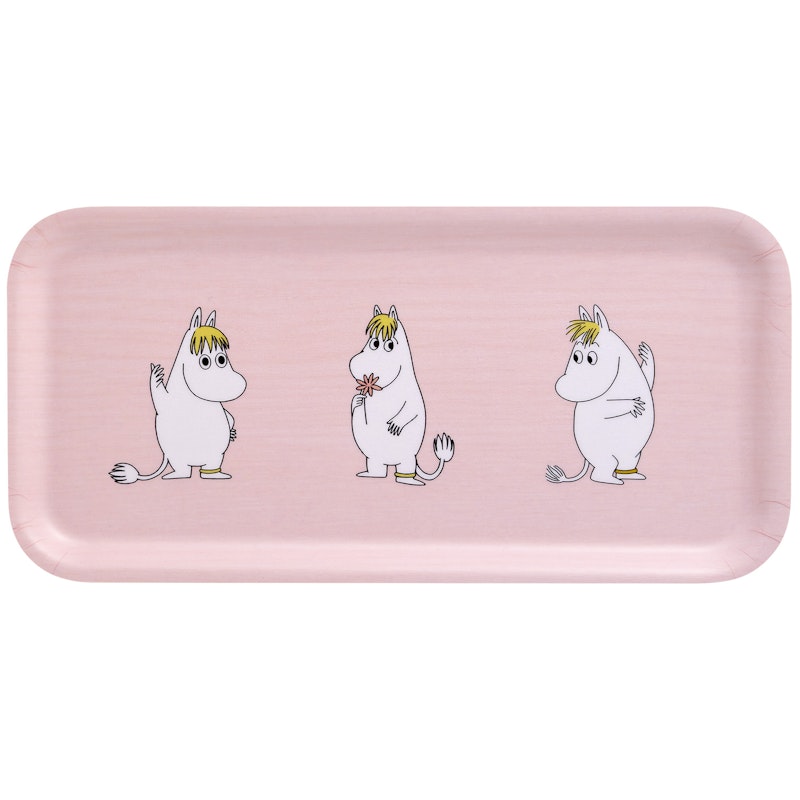 Moomin Retro Brett 27x13 cm, Rosa