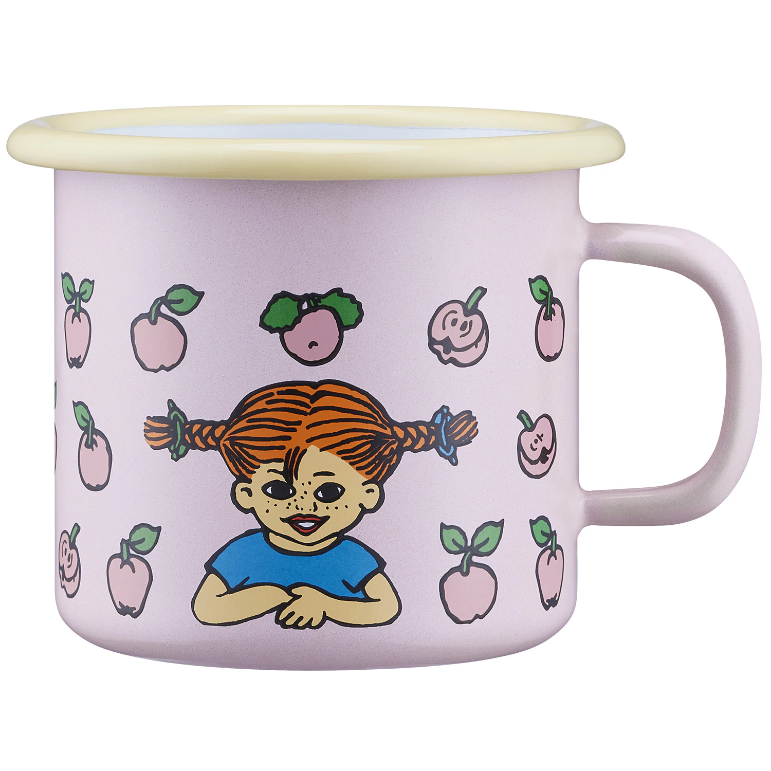 Muurla Pippi Fruits Krus 25 Cl -  Barneserviser Emalje Rosa - 1405-025-01