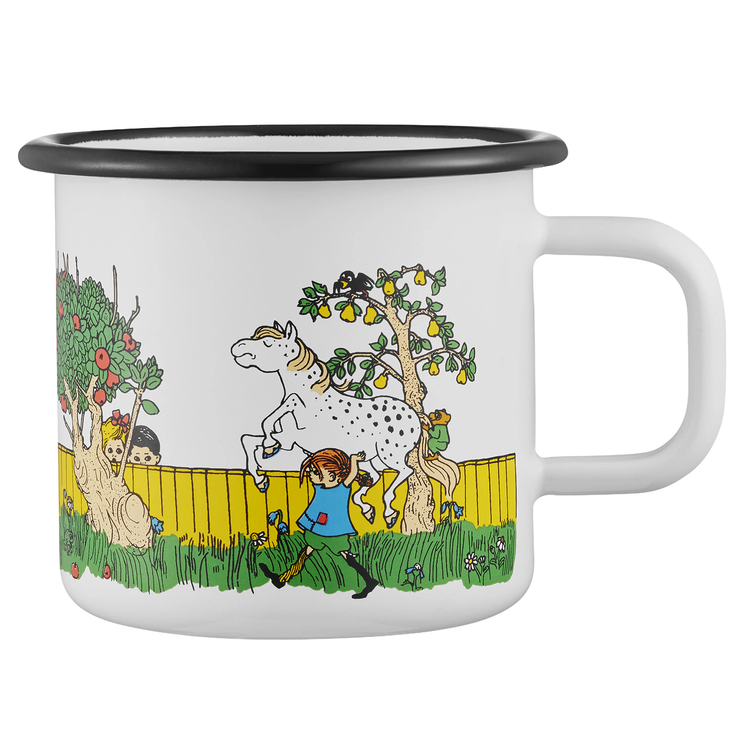 Muurla Pippi The Way Home Krus 37 Cl -  Mumin-krus Emalje Multi - 1404-037-03
