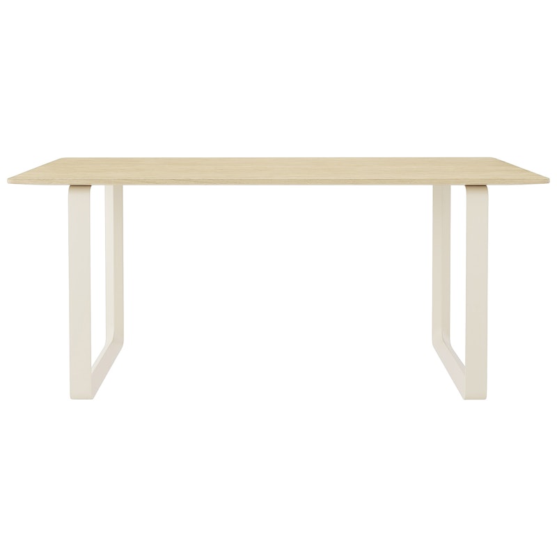 70/70 Bord 85x170 cm, Solid Eik / Sand