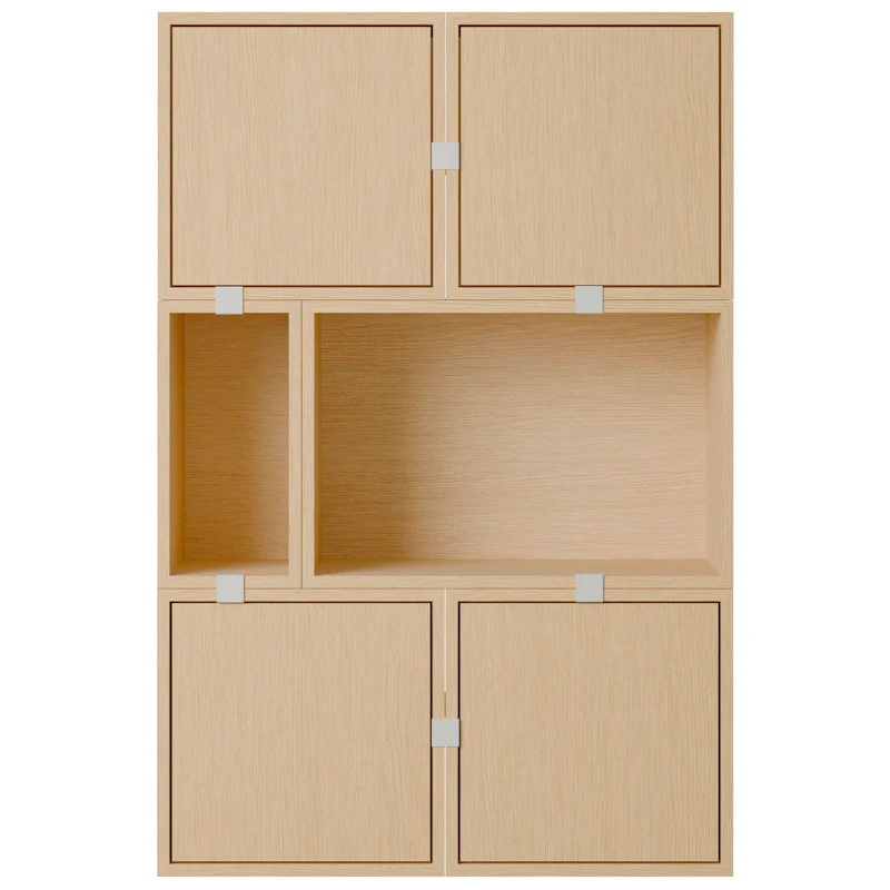 Stacked Configuration 4 Skjenk, Eik