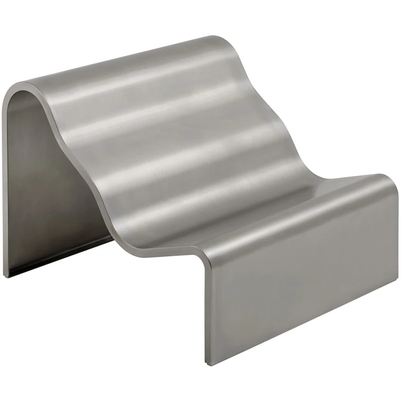 Dream View Benk 100 cm, Børstet Stål