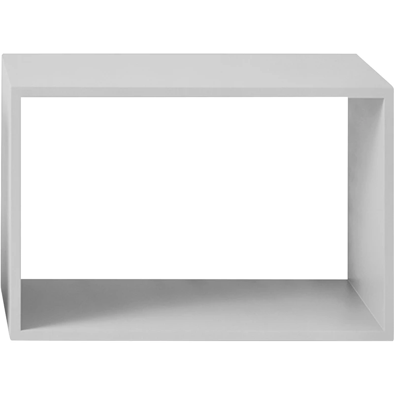 Muuto Stacked Hylle 2.0 Åpen/Stor, Lys Grå