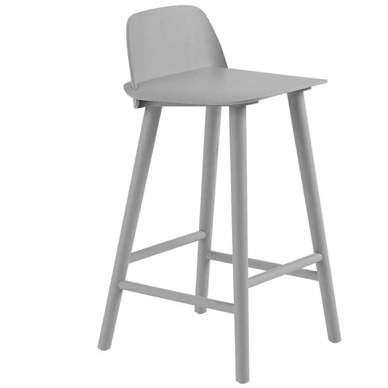 Nerd Barstol 65 cm, Grå