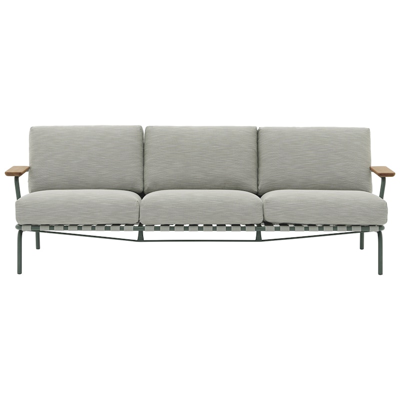 Settle 3-Seter Sofa, Mørkegrønn