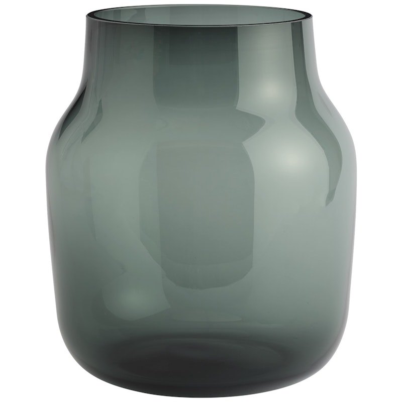 Silent Vase Ø20 cm, Mørkegrønn