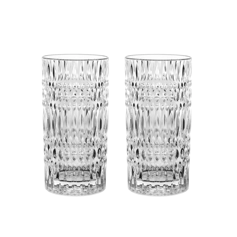 Ethno Kaffe Latte-Glass 42 cl 2-pk