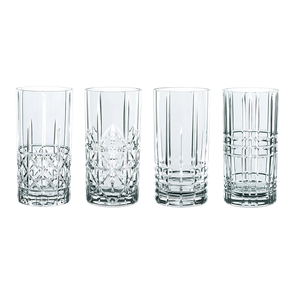 Nachtmann Highland Longdrinkglass 37,5 Cl 4-pk -  Highballglass & Longdrinkglass Krystall Klar - 97784