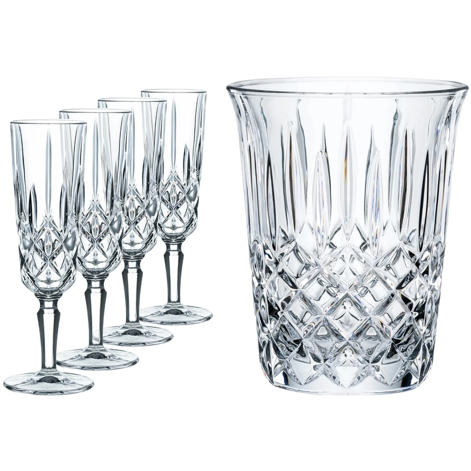 Nachtmann Noblesse Celebration Sett 5 Deler -  Champagneglass Krystall Klar - 104364