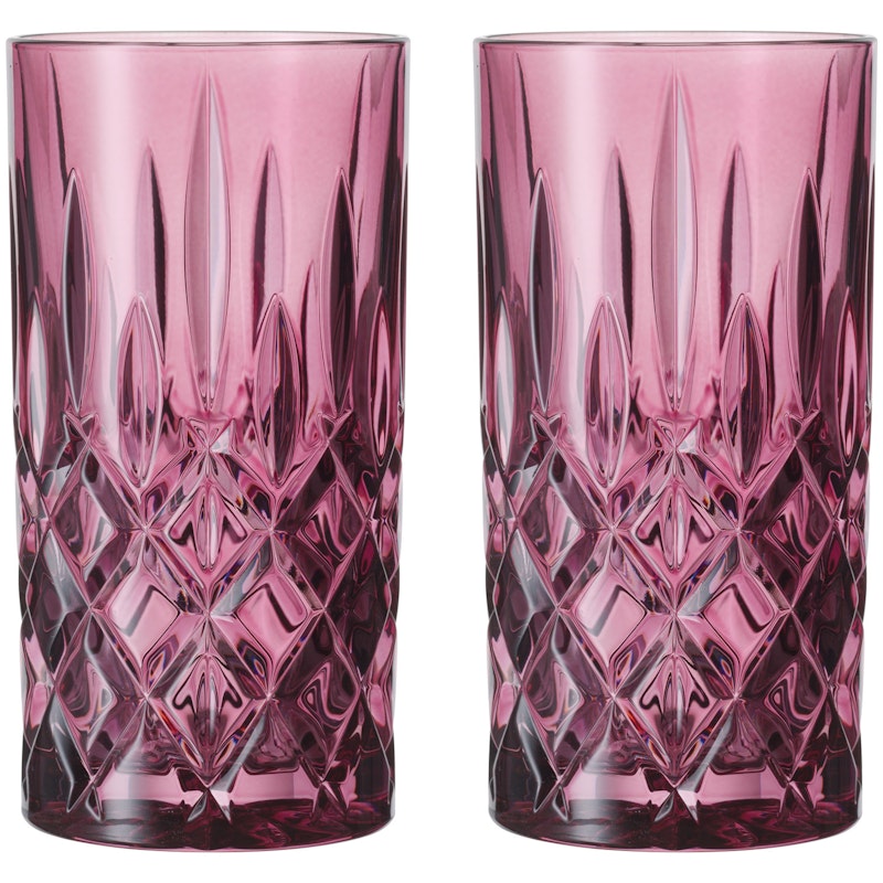 Noblesse Longdrinkglass 37 cl 2-pk, Berry