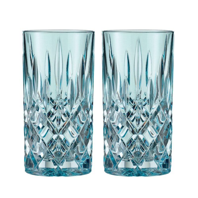 Noblesse Longdrinkglass 37 cl 2-pk, Aqua