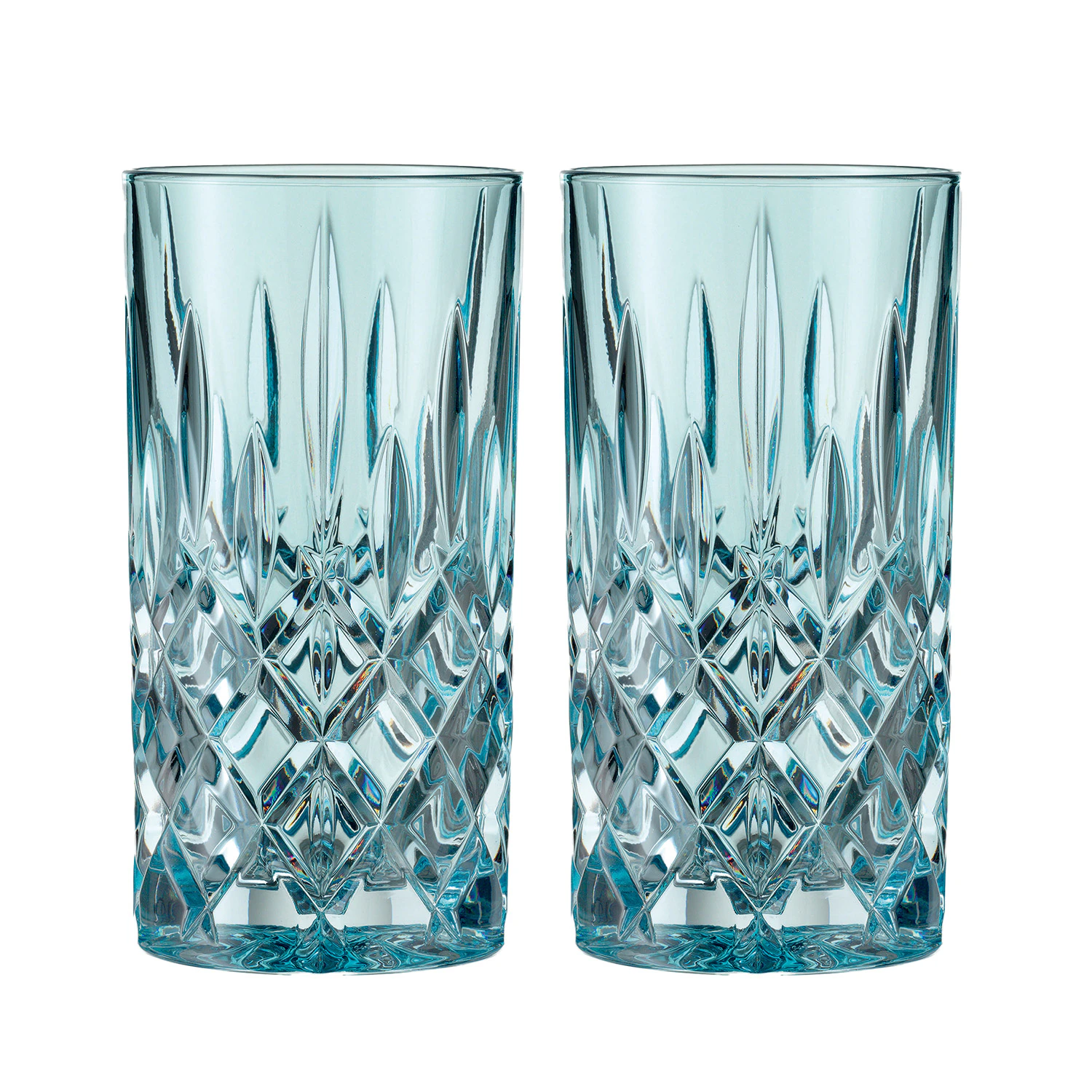 Nachtmann Noblesse Longdrinkglass 37 Cl 2-pk  -  Highballglass & Longdrinkglass Krystall Aqua - 105710