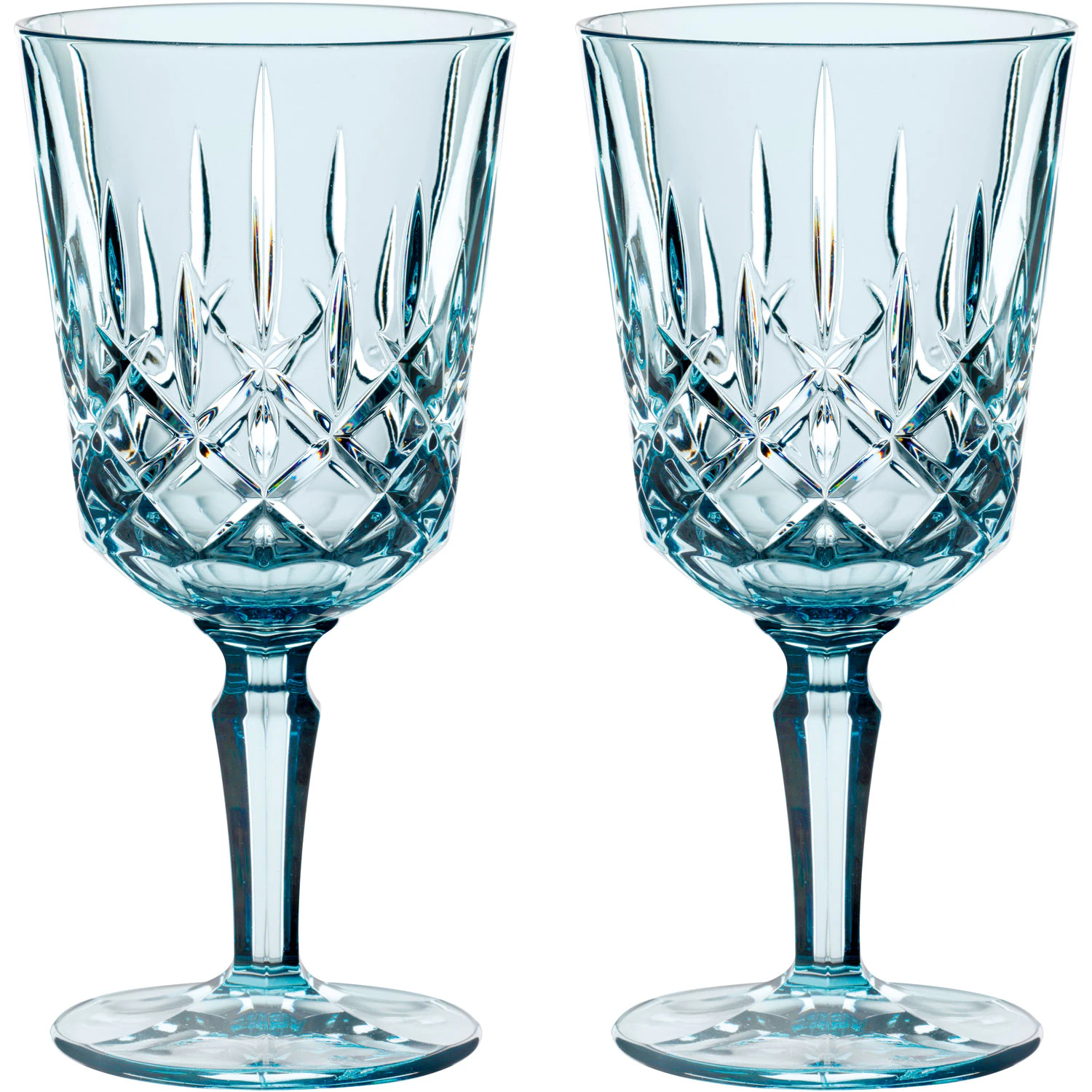 Nachtmann Noblesse Vinglass 35 Cl 2-pk  -  Vinglass Krystall Aqua - 105219