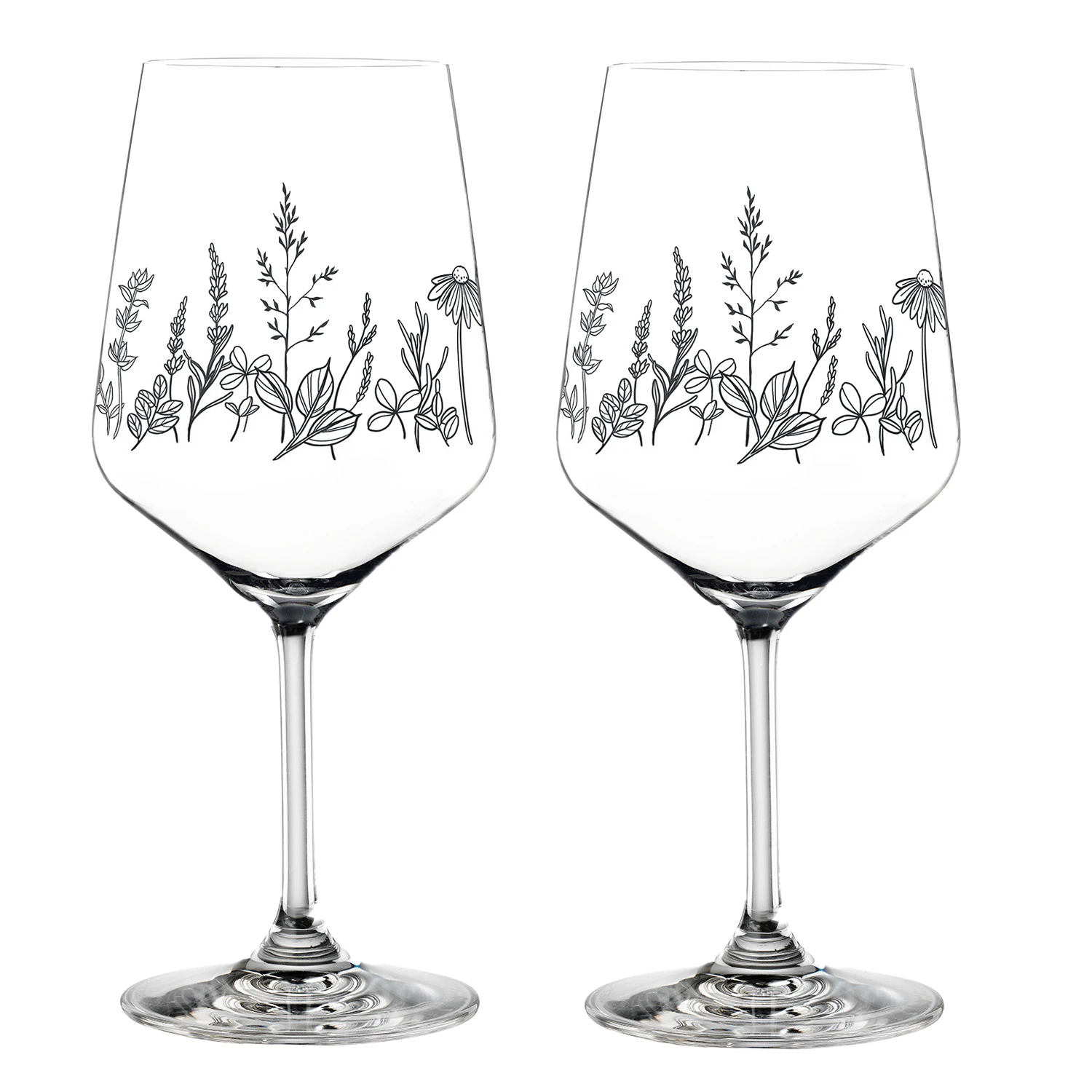 Nachtmann Tattoo Vinglass 2-pk  -  Vinglass Krystall Sort - 105723