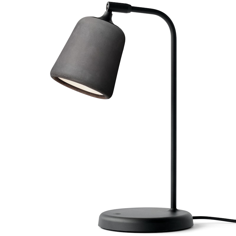 Material Table Lamp, Dark Gray Concrete