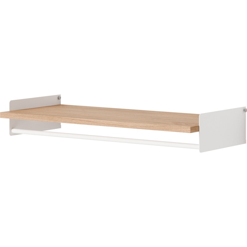 Wardrobe Shelf Set 35x80 cm, Oak / White