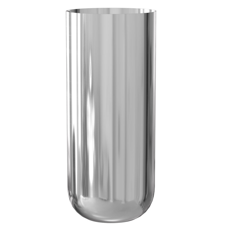 Vase Rustfritt Stål, 24 cm