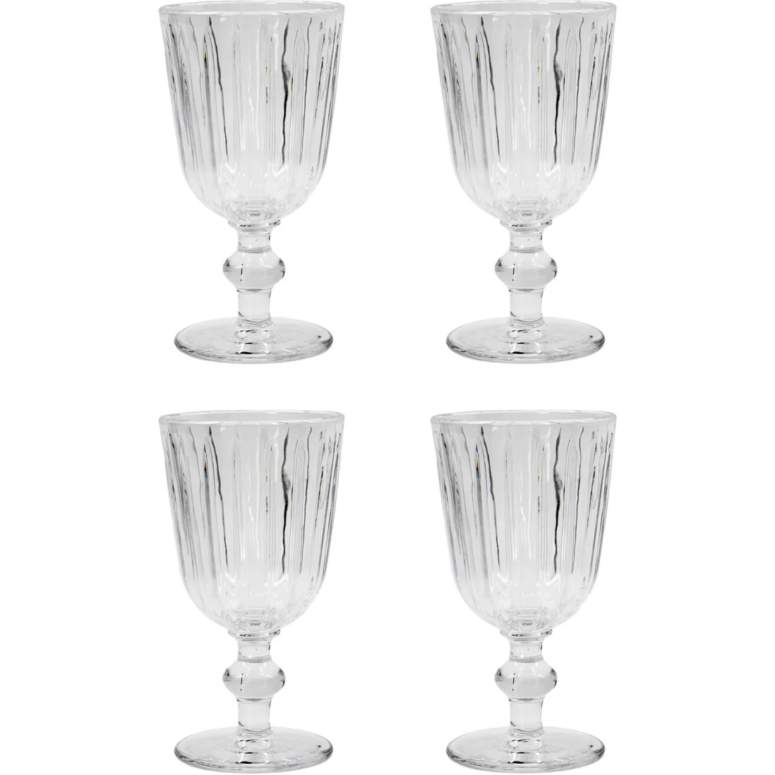 Nicolas Vah&eacute; Groove Vin H16 Cm 4-pk -  Vinglass Glass Klar - 162680011