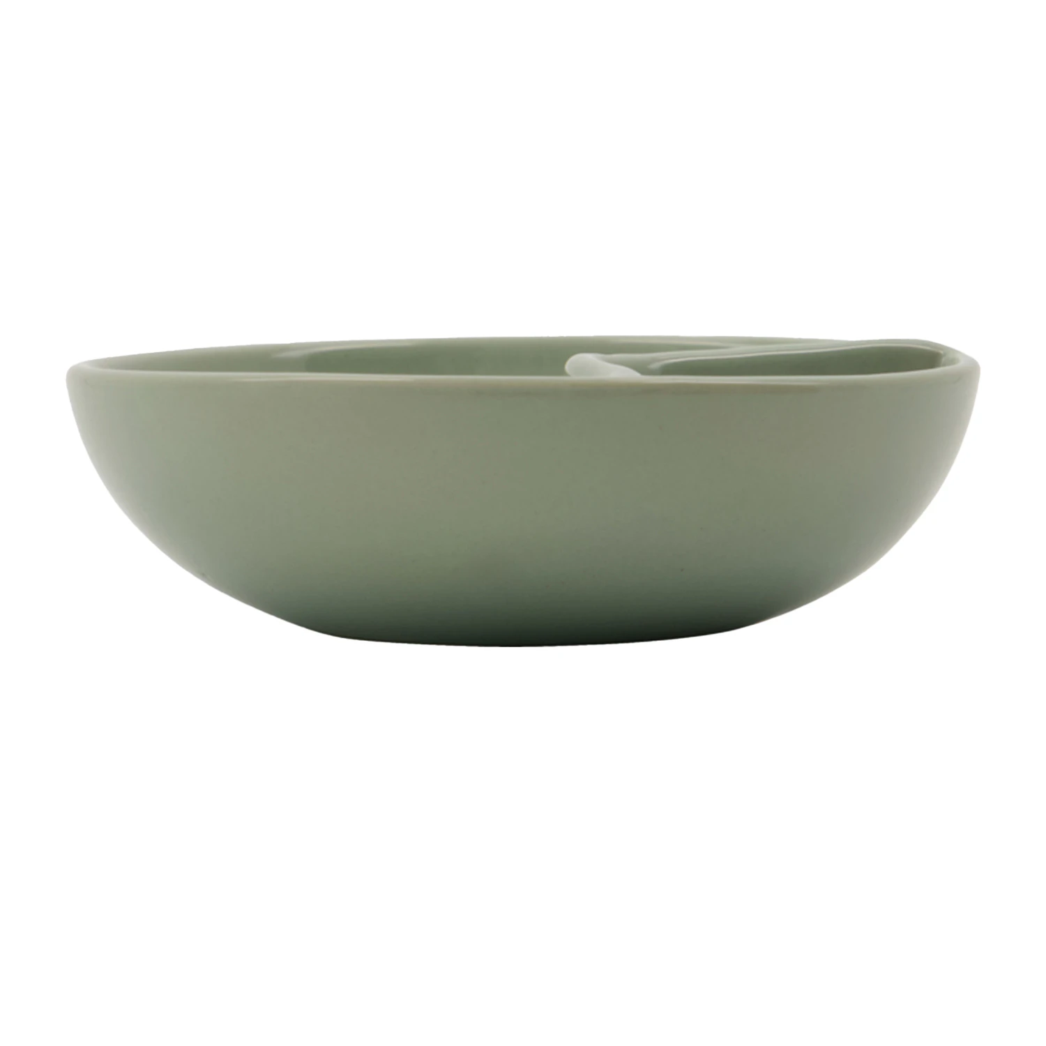 Nicolas Vah&eacute; Olive Serveringssk&aring;l &Oslash;12 Cm  -  Serveringssk&aring;ler Stengods Mint Green - 900001491