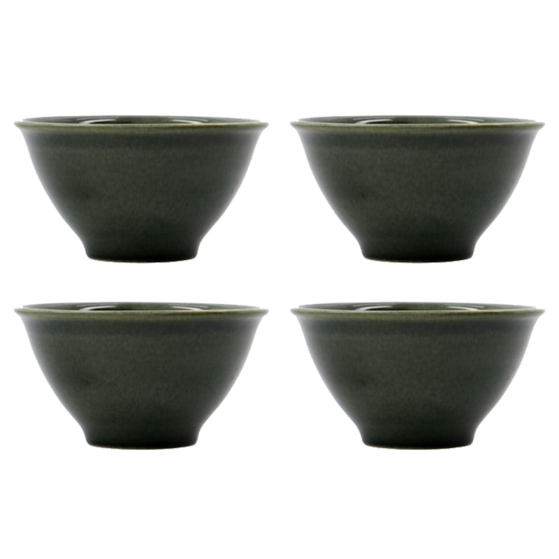 Hala, Grön Skåler Ø12 cm 4-pk, Grønn Grønn