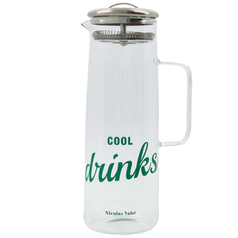 Strain Mugge Med Lokk 1,5 L, Klar