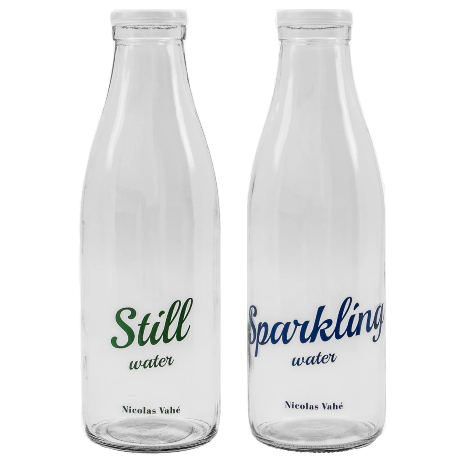 Nicolas Vah&eacute; Vannflaske Med Lokk 2 Deler -  Vannkarafler & Vannkanner Glass Klar - 900000624