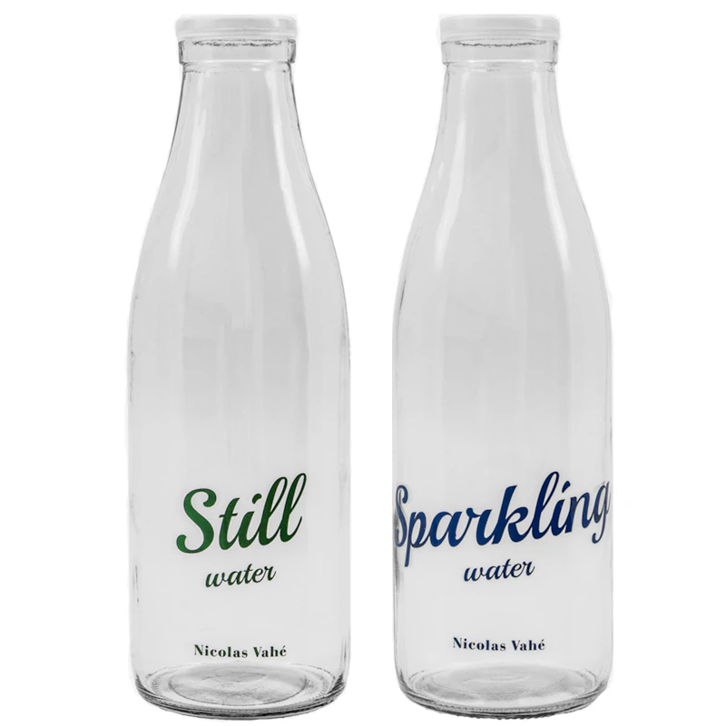 Vannflaske Med Lokk 2 Deler